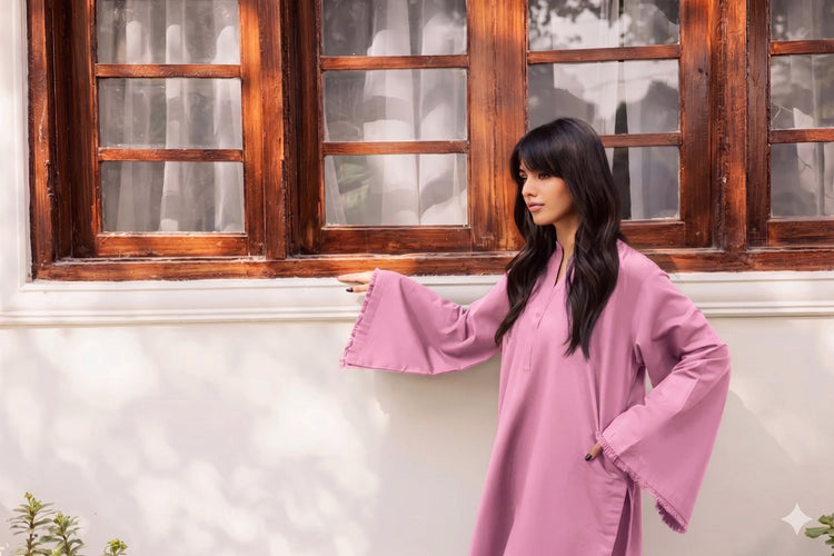 2PC LAWN SOLID FSK 03 - LILAC