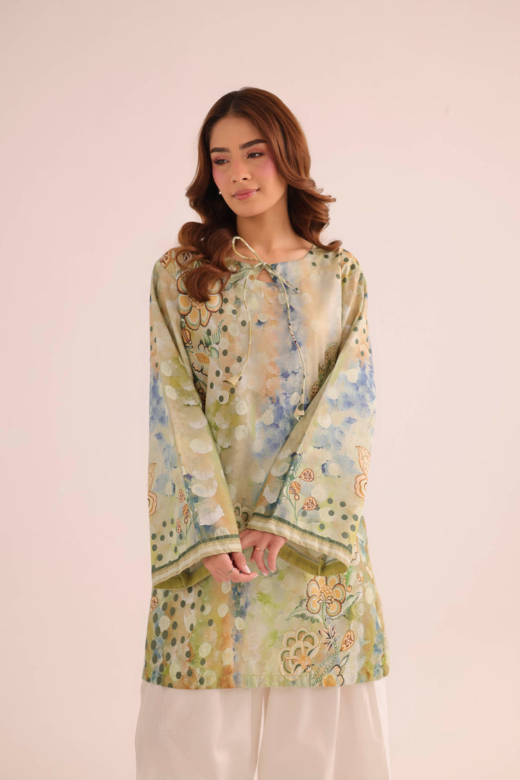 1 PC PRINTED LAWN KURTA - PRT L43302