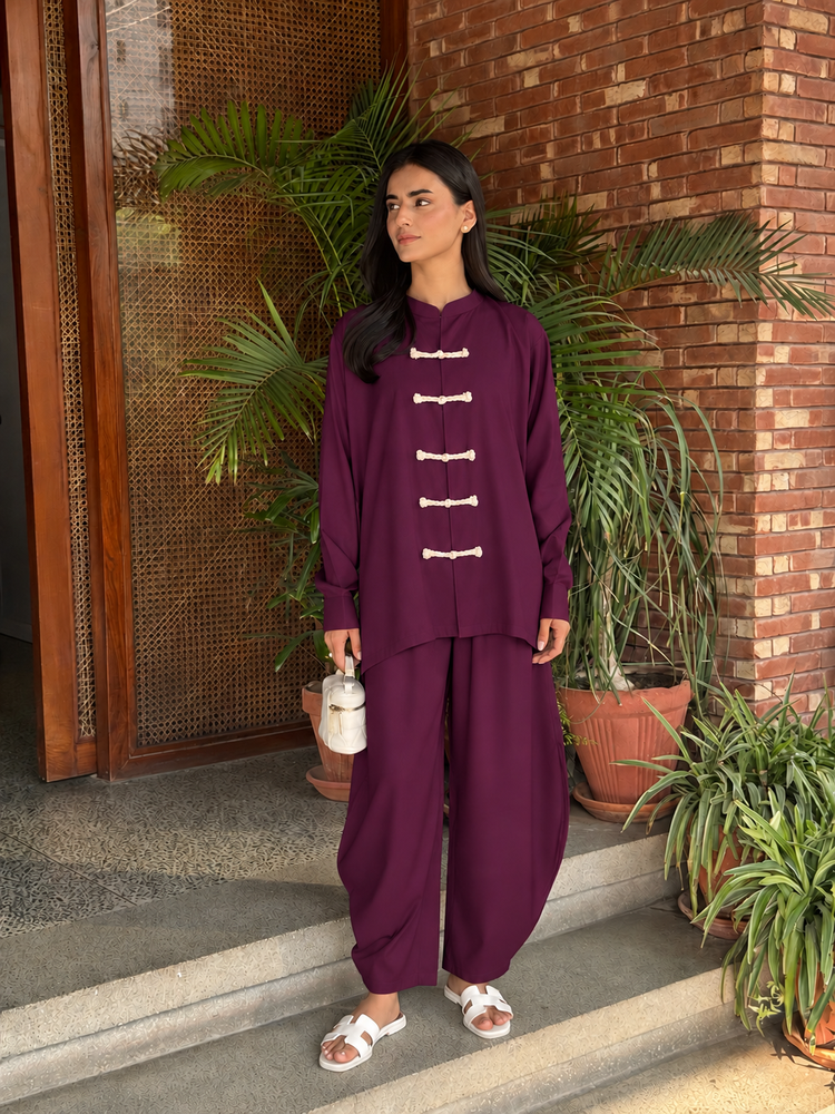 MANDARIN SET - DARK PLUM