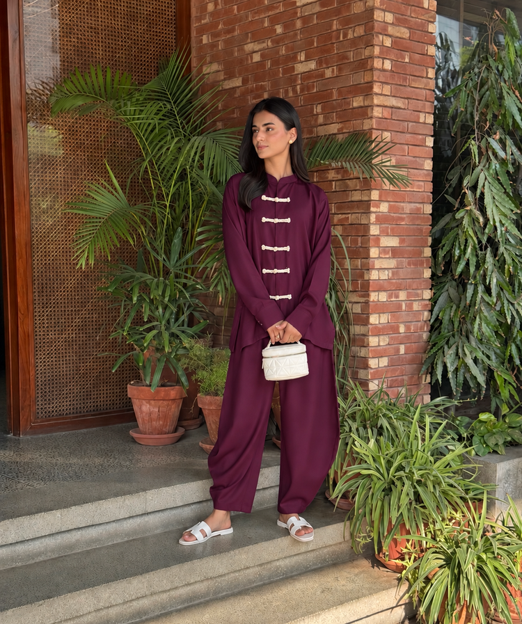 MANDARIN SET - DARK PLUM