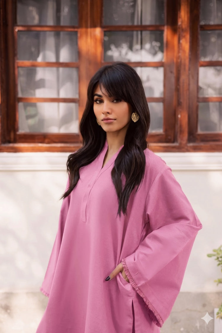2PC LAWN SOLID FSK 03 - LILAC