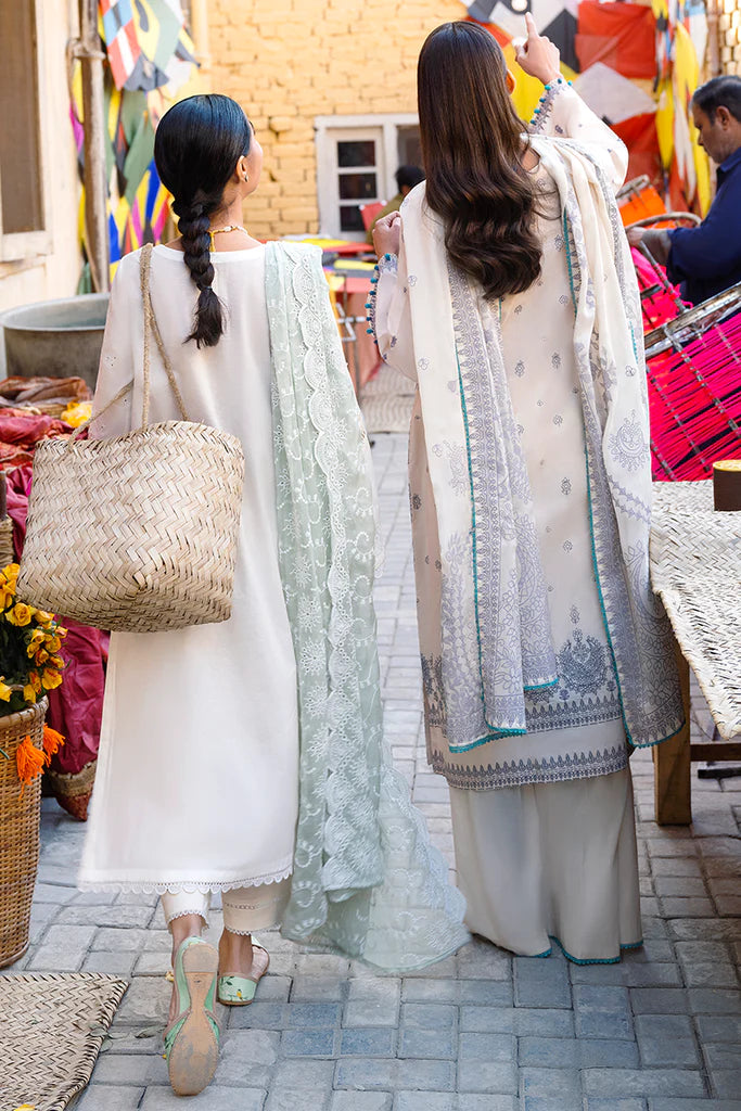 CROSSTITCH LAWN '23 | URAAN | BLOOMIMG JADE