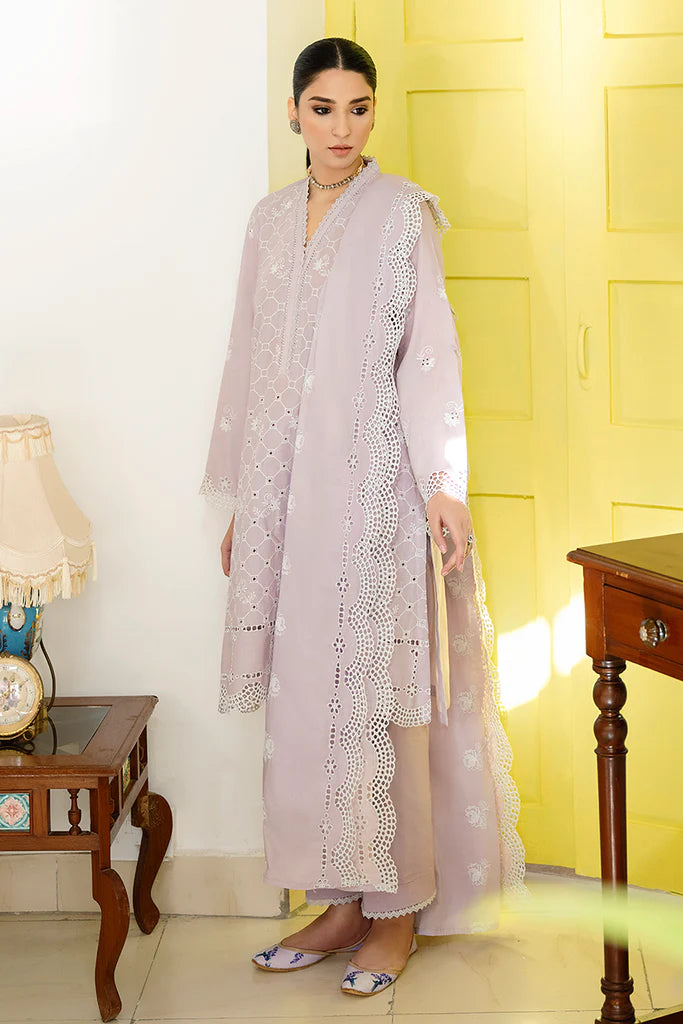 CROSS STITCH LAWN '23 | URAAN | LAVENDER BUD