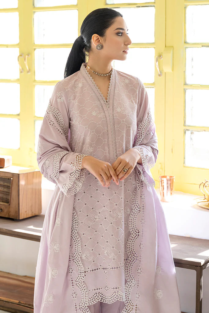 CROSS STITCH LAWN '23 | URAAN | LAVENDER BUD