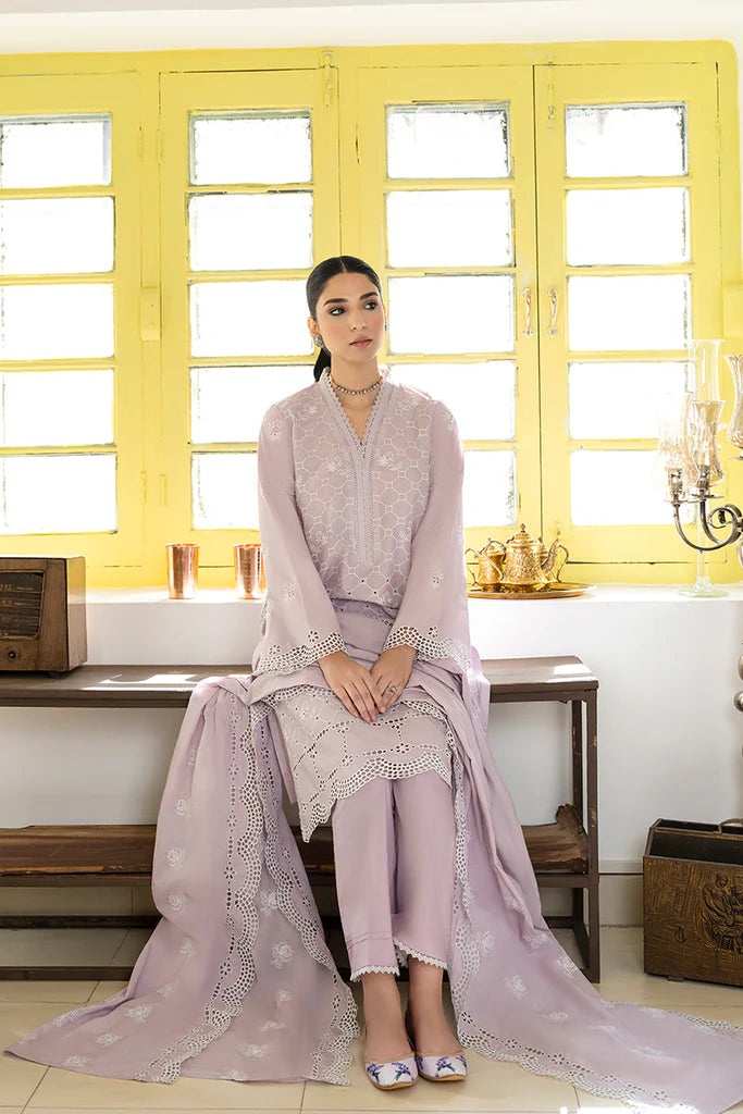CROSS STITCH LAWN '23 | URAAN | LAVENDER BUD