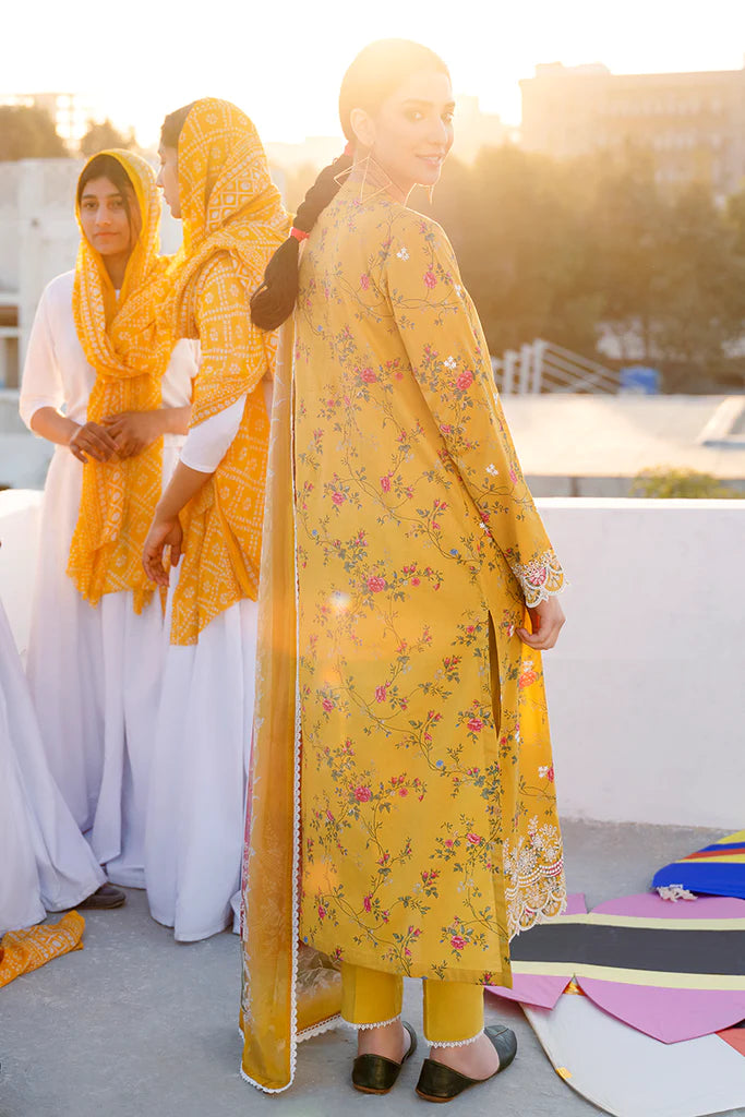CROSSTITCH LAWN '23 | URAAN | GOLD MUSE