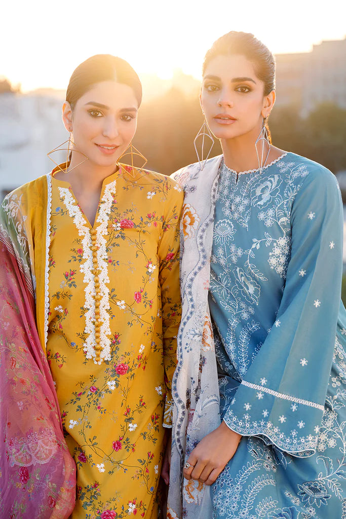 CROSSTITCH LAWN '23 | URAAN | GOLD MUSE