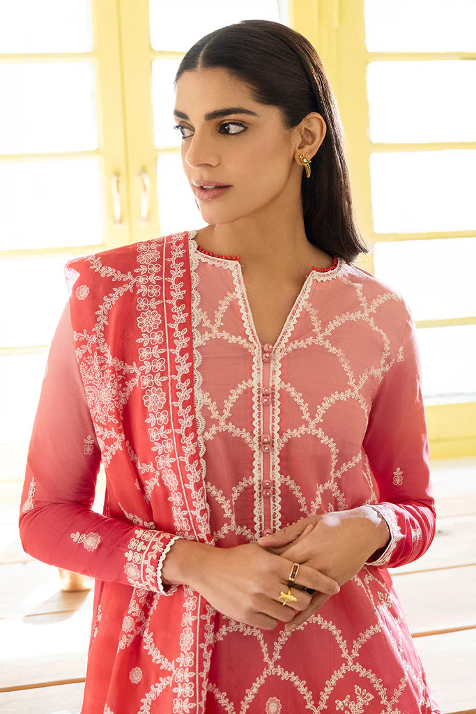 CROSS STITCH LAWN '23 | URAAN | SCALLOPED FLOW
