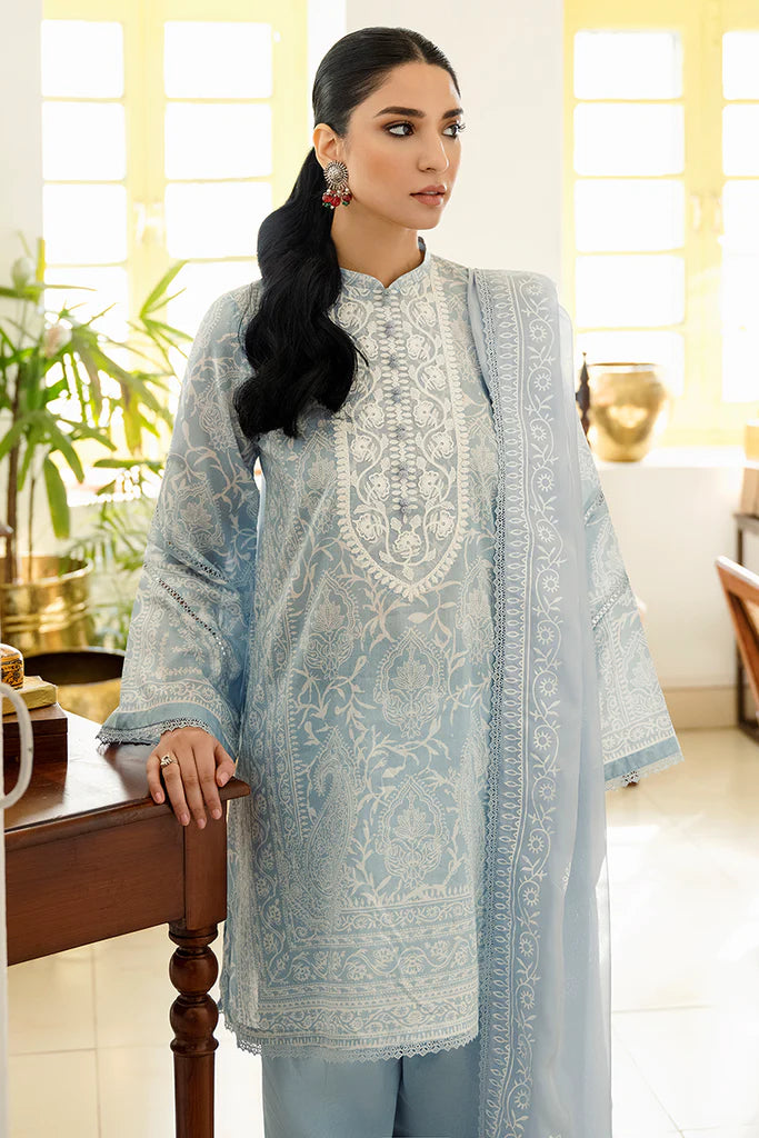CROSS STITCH LAWN '23 | URAAN | LILAC HAZE