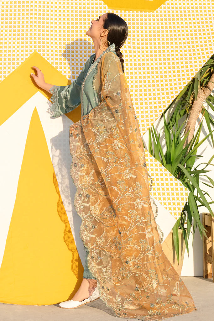 CROSSTITCH LAWN '23 | URAAN | SAGE BRIER