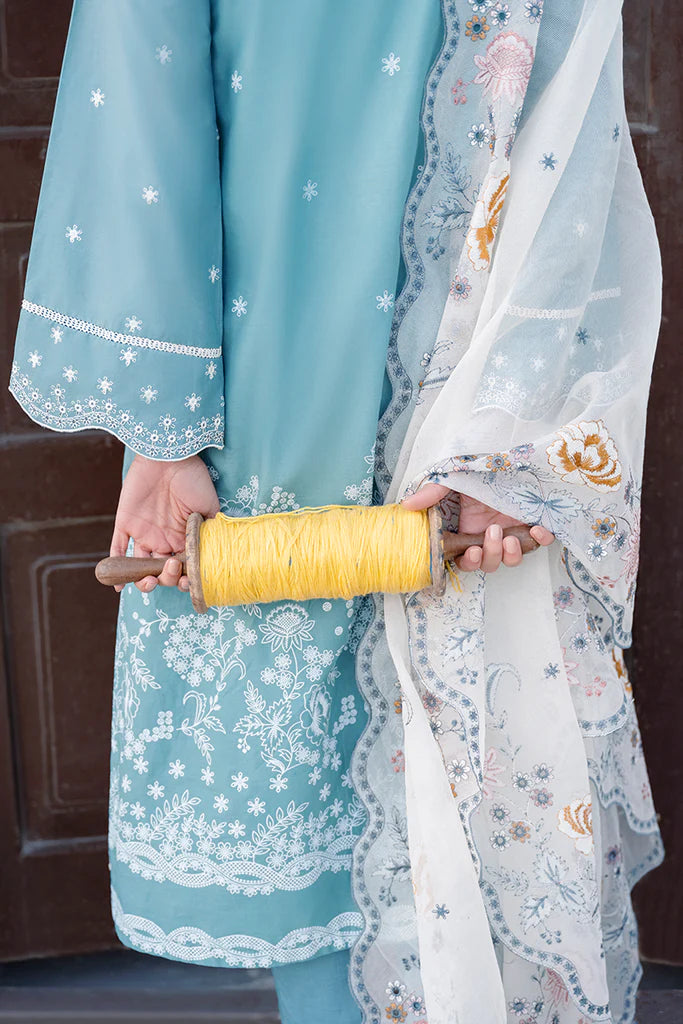CROSS STITCH LAWN '23 | URAAN | FLORAL BLISS