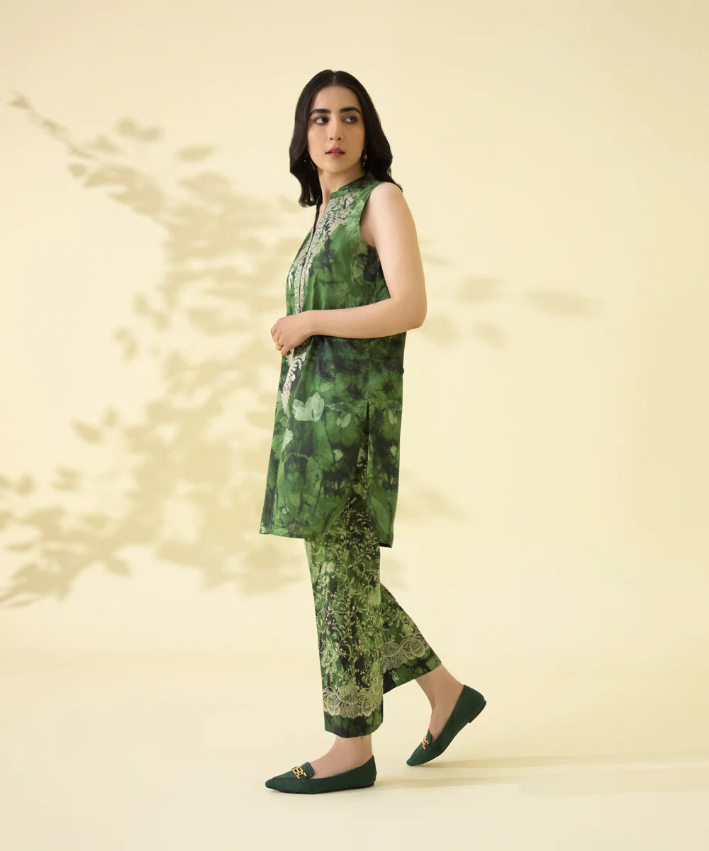 SAPPHIRE LAWN VOL 1 | 2 PIECE - DIGITAL PRINTED EMBROIDERED LAWN SUIT
