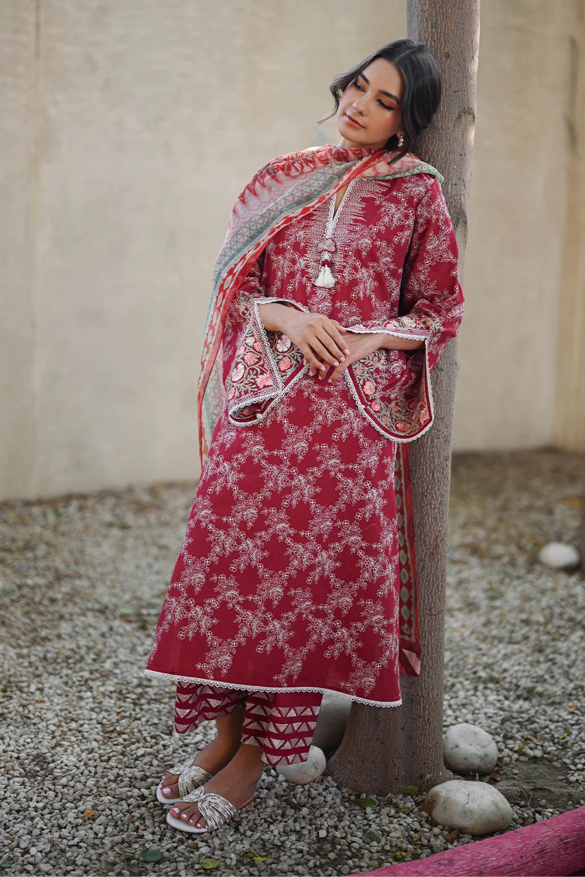 SANIA MASKATIYA UNSTITCHED '23 | ELAAM (A)