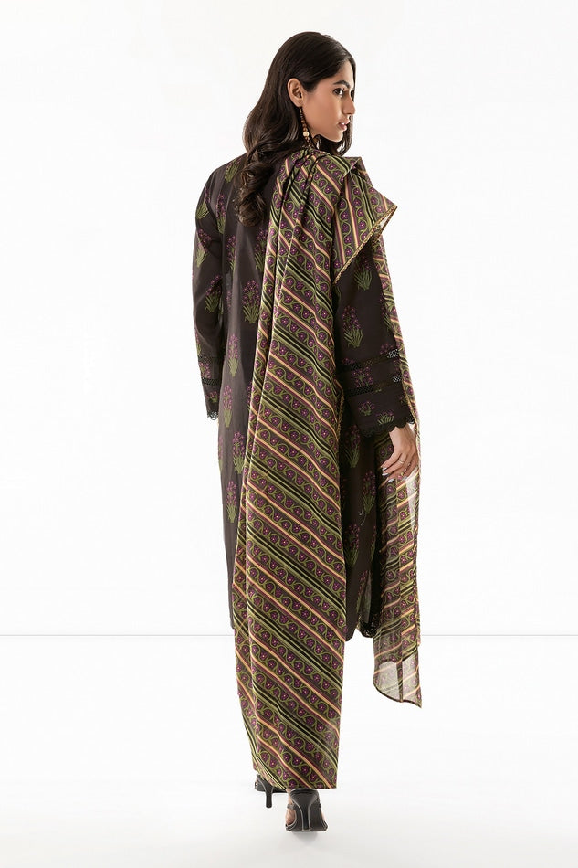 KHAADI PRINTED CAMBRIC LAWN SUIT | ALA22338 B