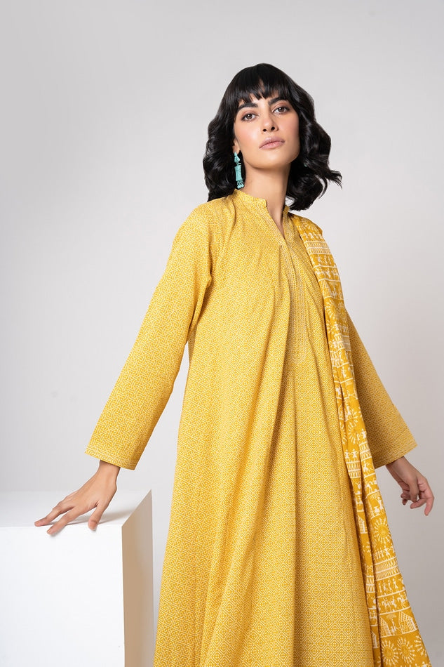 KHAADI PRINTED CAMBRIC LAWN SUIT | ALA22342