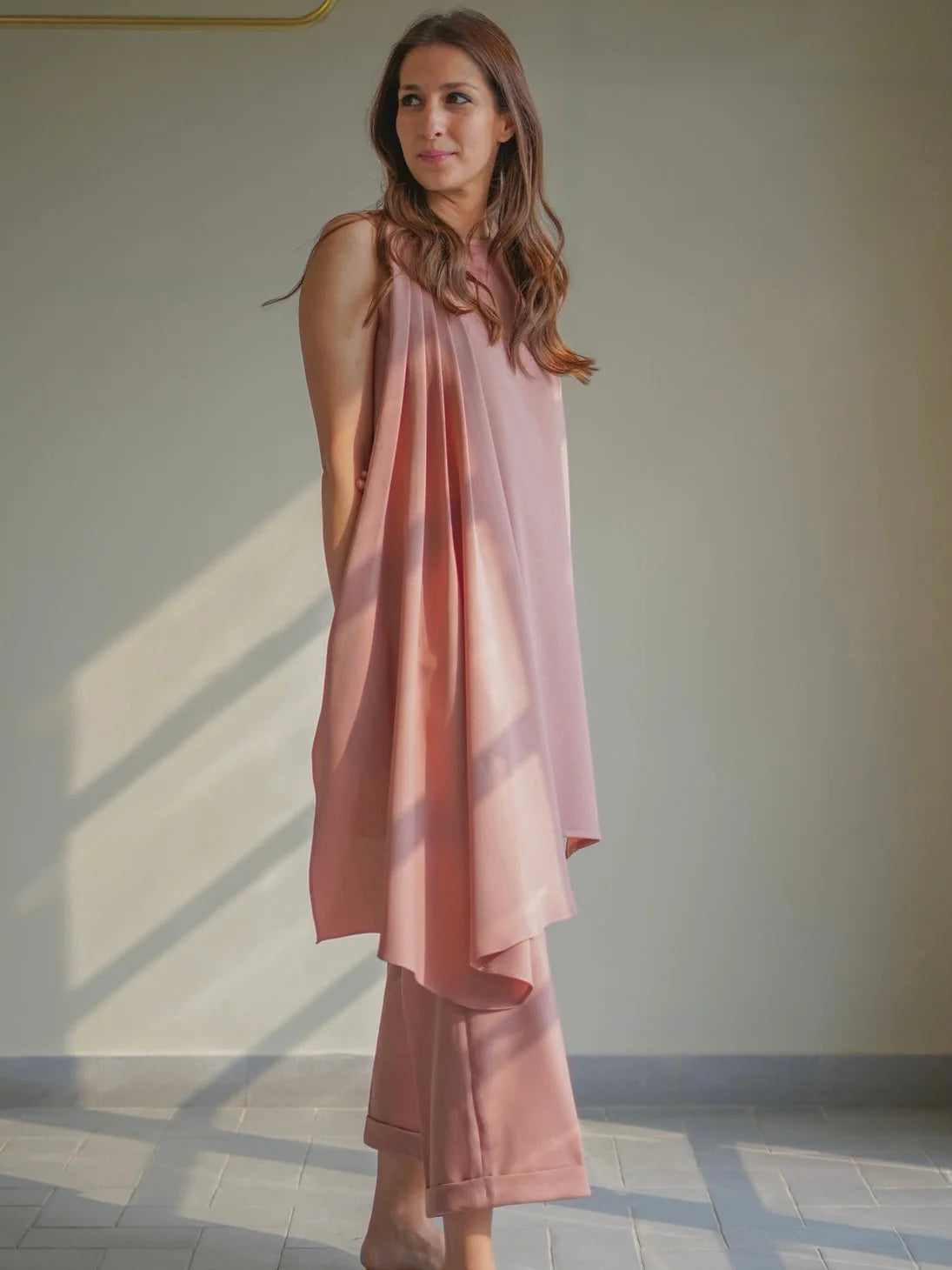 SAK ATELIER CO-ORDS | NUDE PINK Z SET