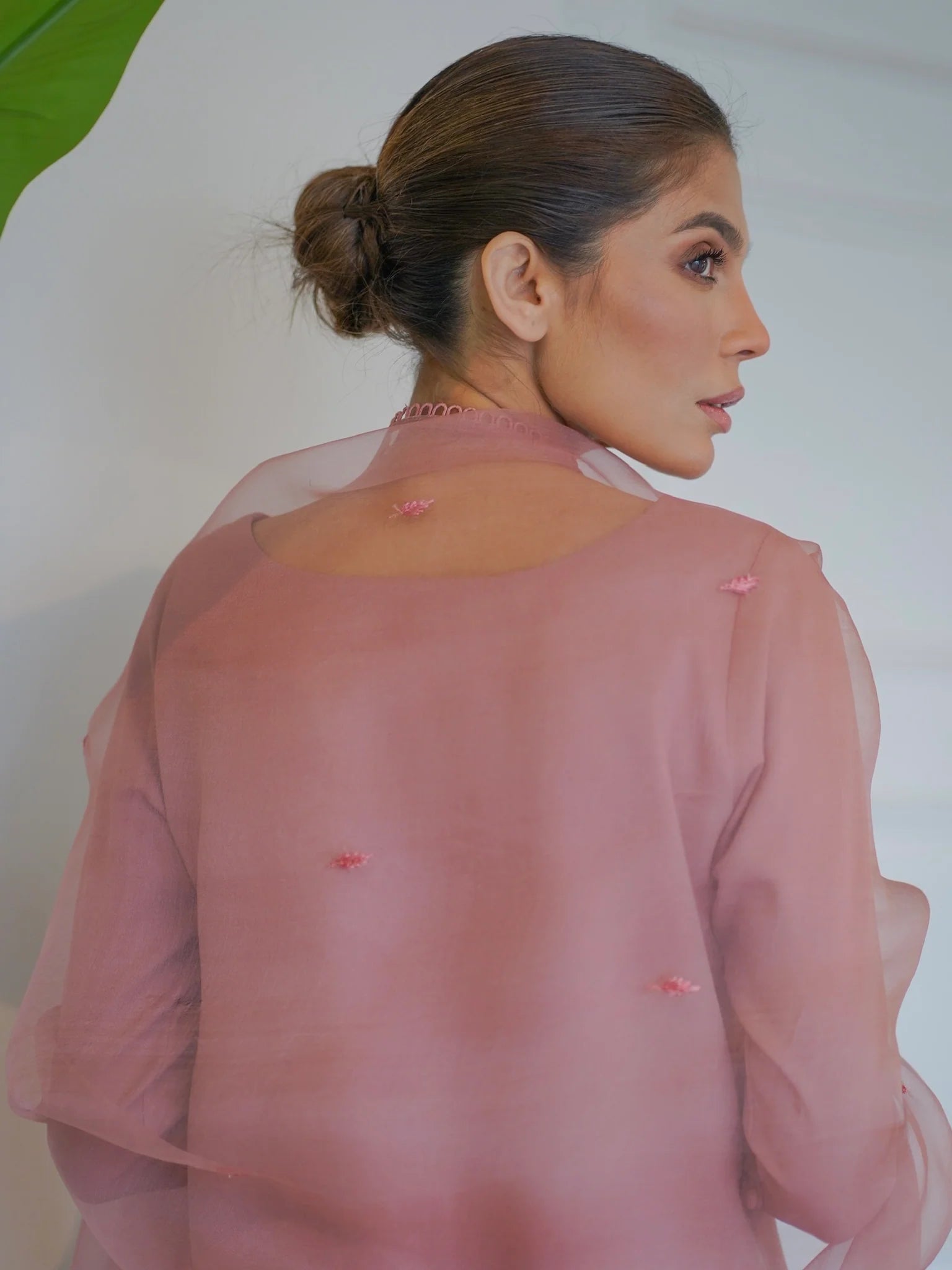SAK ATELIER CO-ORDS | NUDE PINK BUTTONED SET