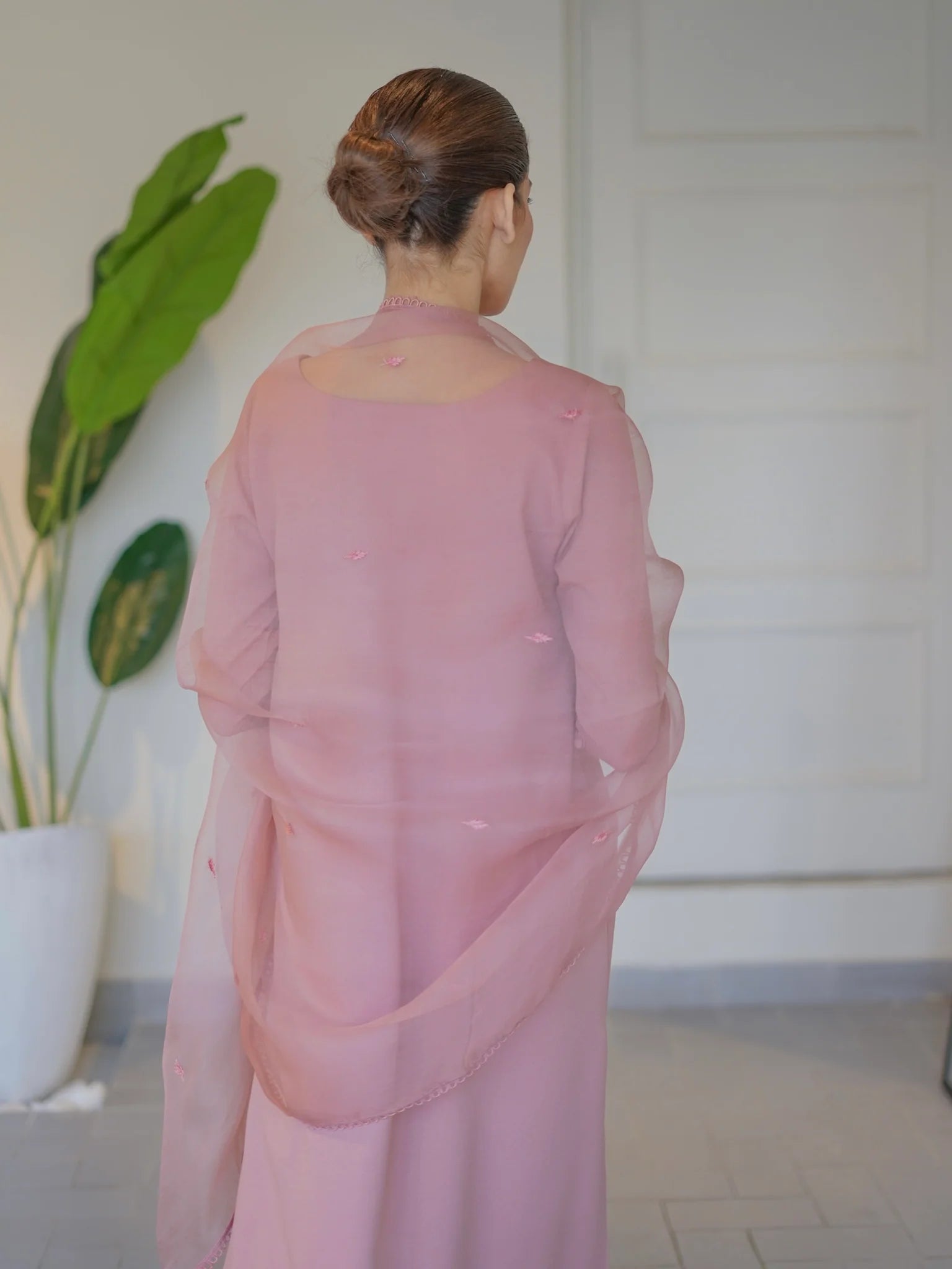 SAK ATELIER CO-ORDS | NUDE PINK BUTTONED SET