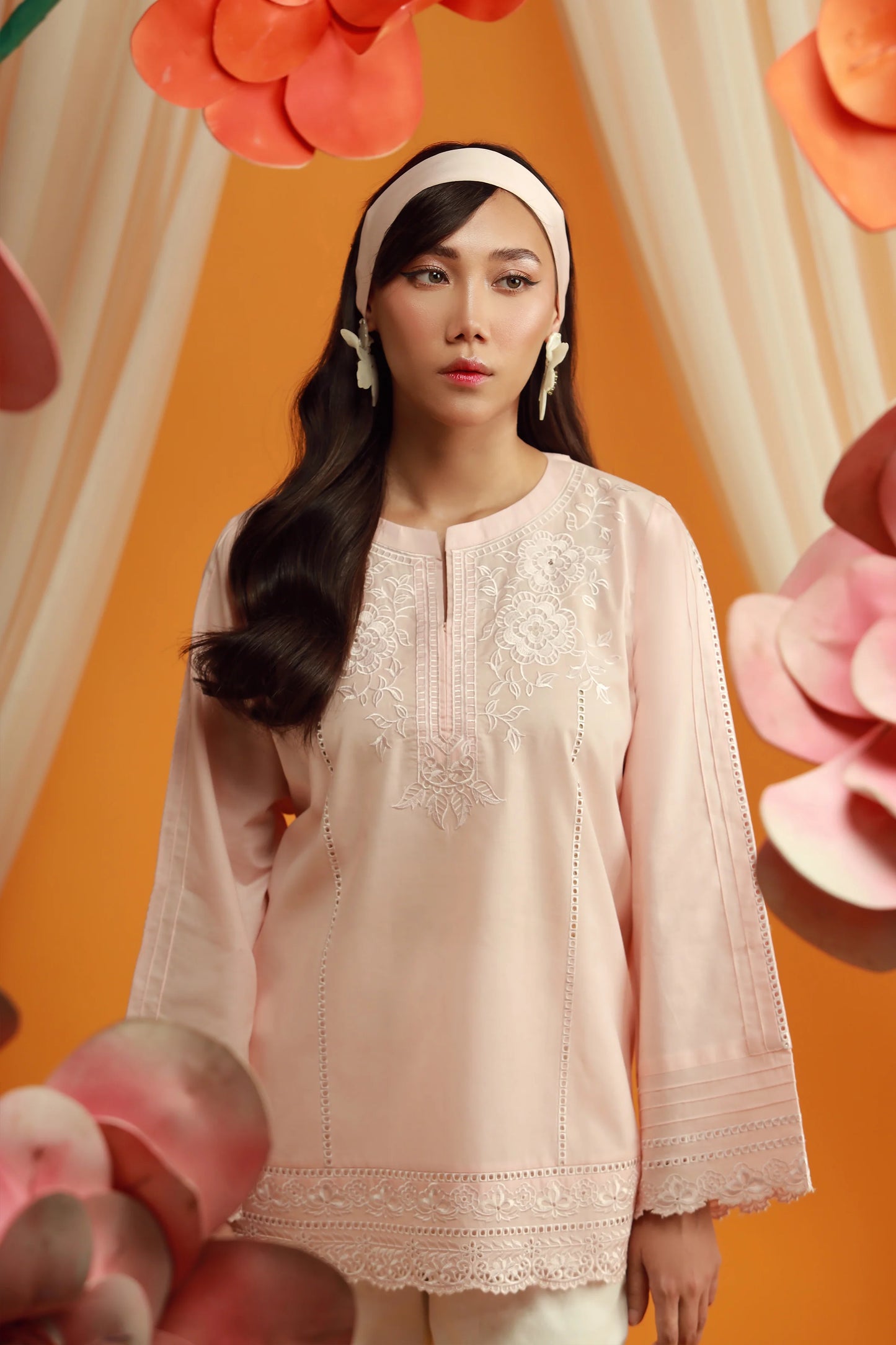 EMBROIDERED SHIRT (PINK)