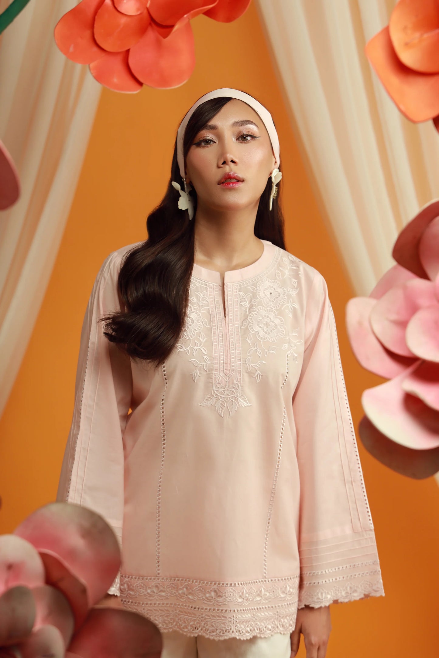 EMBROIDERED SHIRT (PINK)