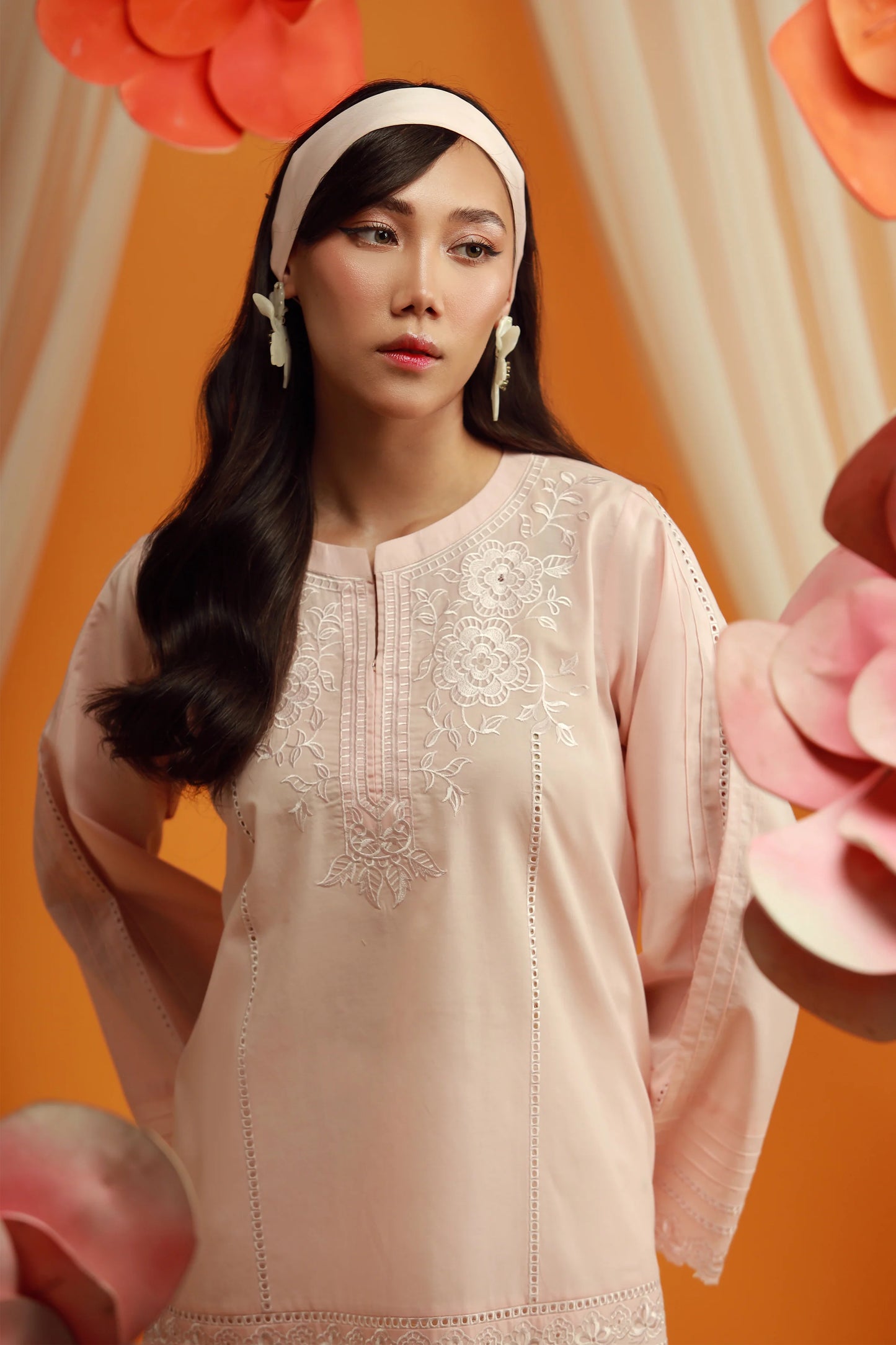 EMBROIDERED SHIRT (PINK)