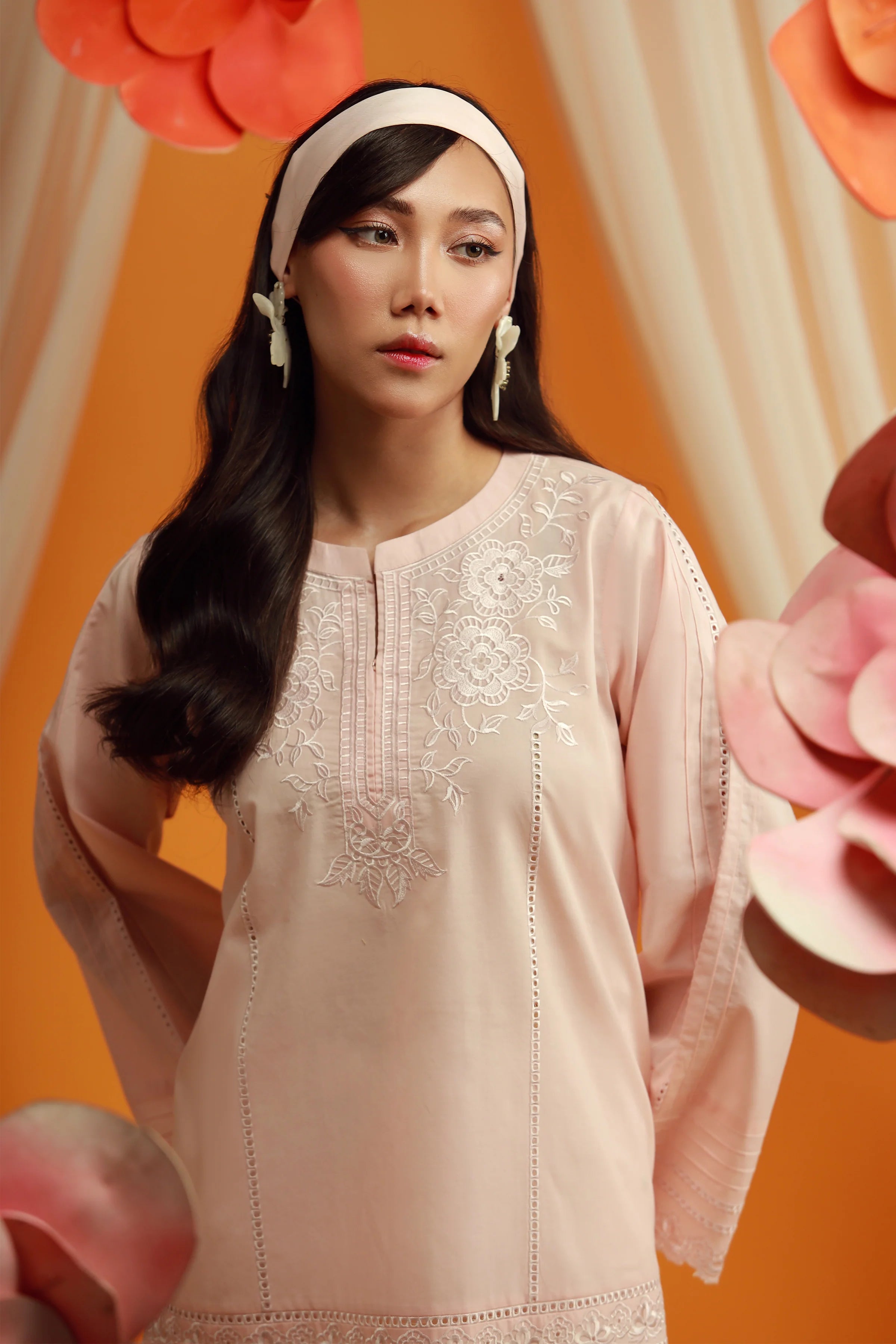 EMBROIDERED SHIRT (PINK)