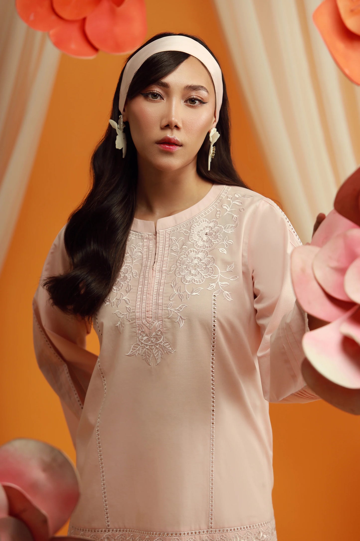 EMBROIDERED SHIRT (PINK)
