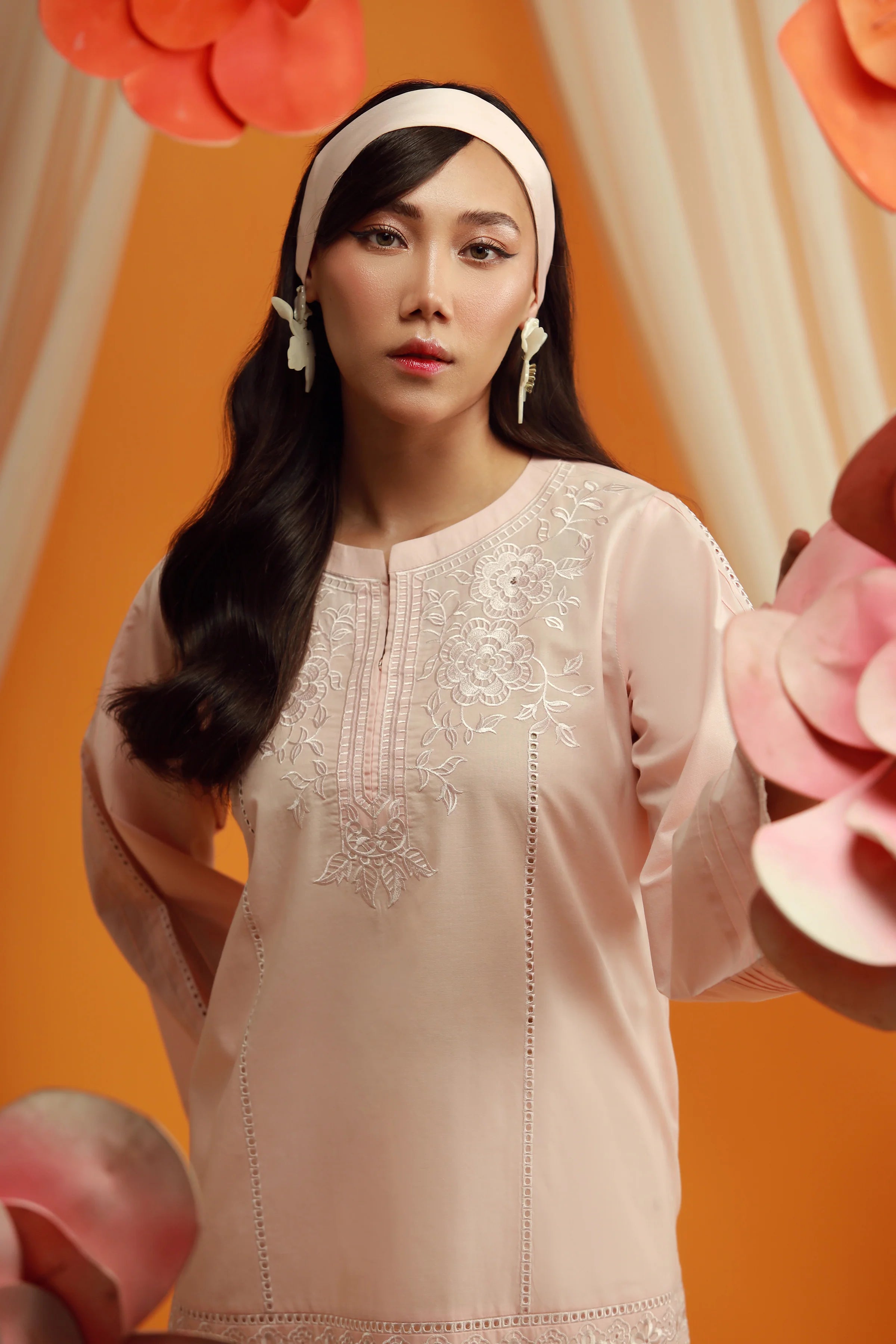EMBROIDERED SHIRT (PINK)