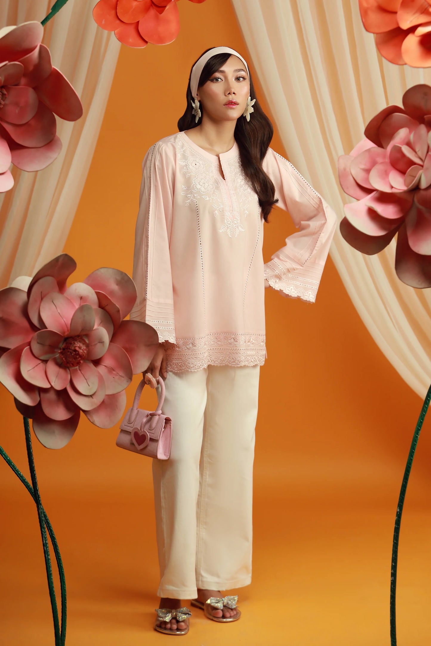 EMBROIDERED SHIRT (PINK)