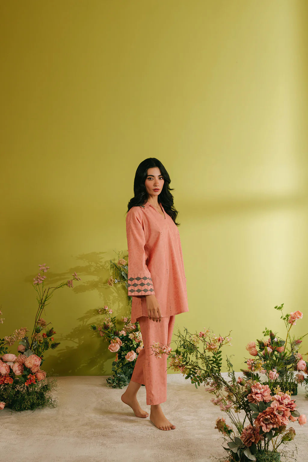 PEACH TEA MATCHING SET