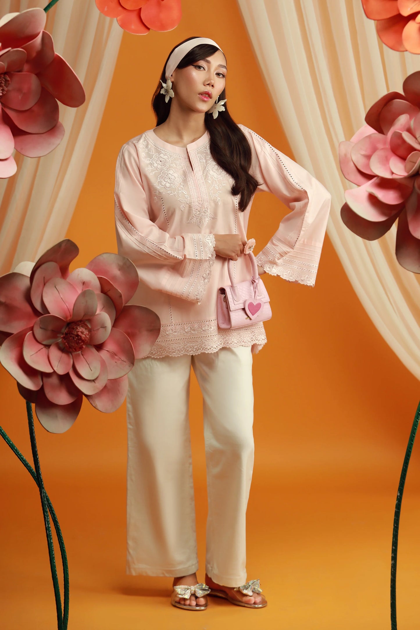 EMBROIDERED SHIRT (PINK)