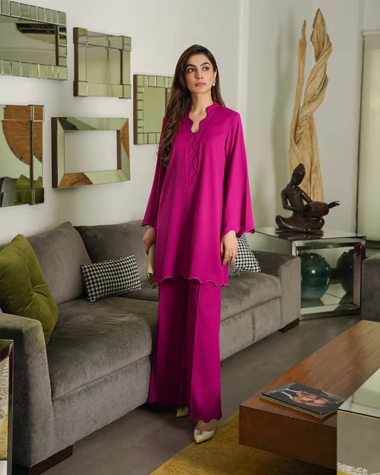 FUCHSIA SCALLOP SET