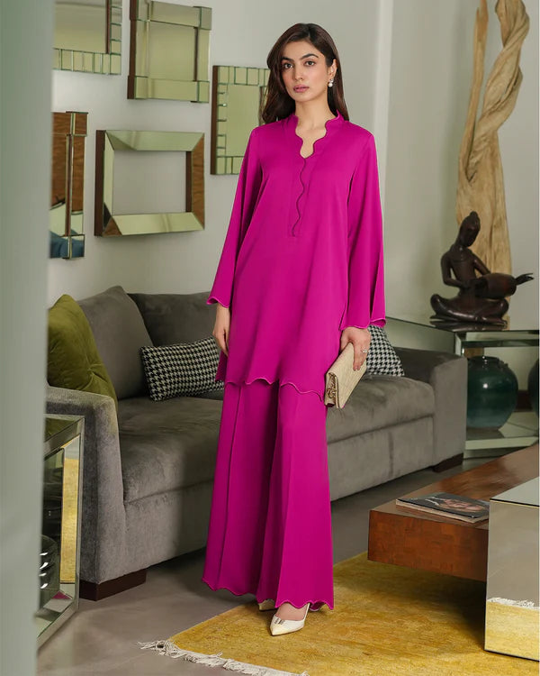 FUCHSIA SCALLOP SET