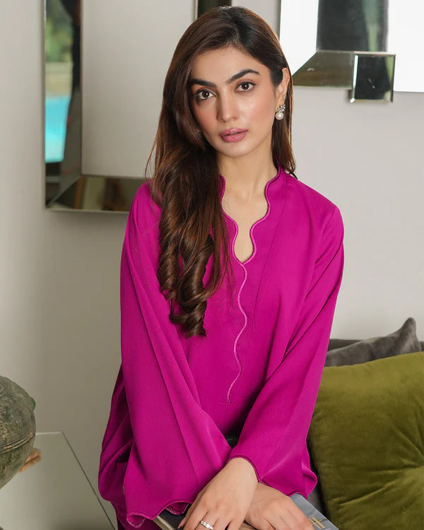 FUCHSIA SCALLOP SET