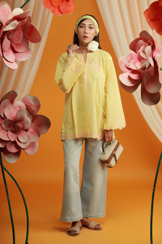 EMBROIDERED SHIRT (YELLOW)