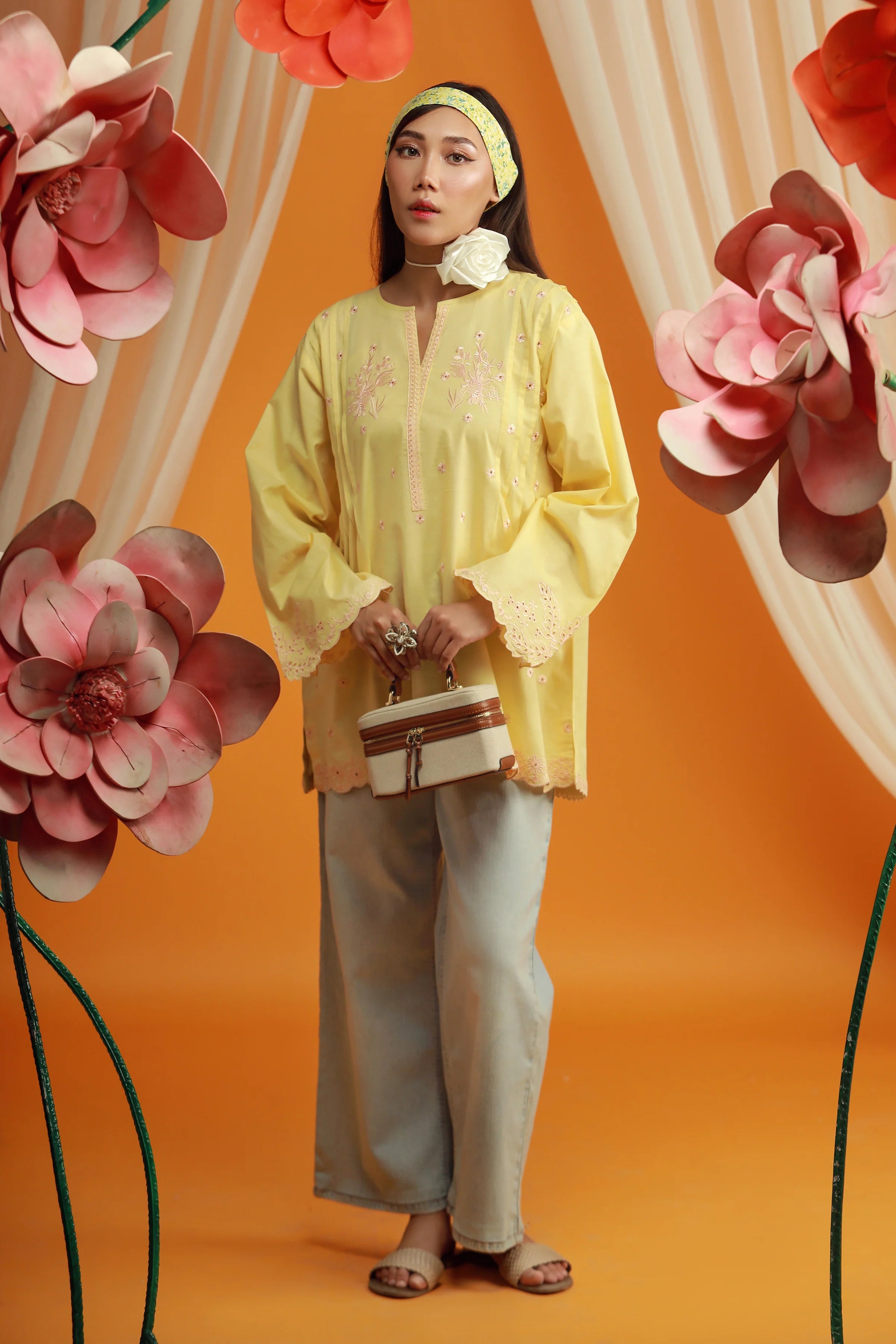 EMBROIDERED SHIRT (YELLOW)
