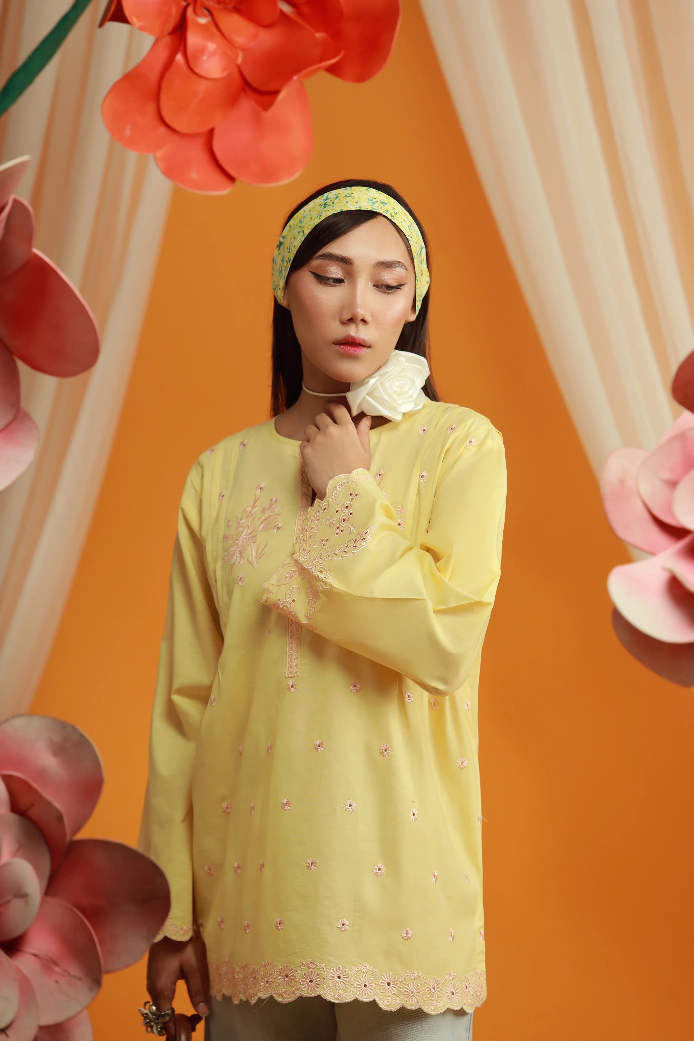 EMBROIDERED SHIRT (YELLOW)