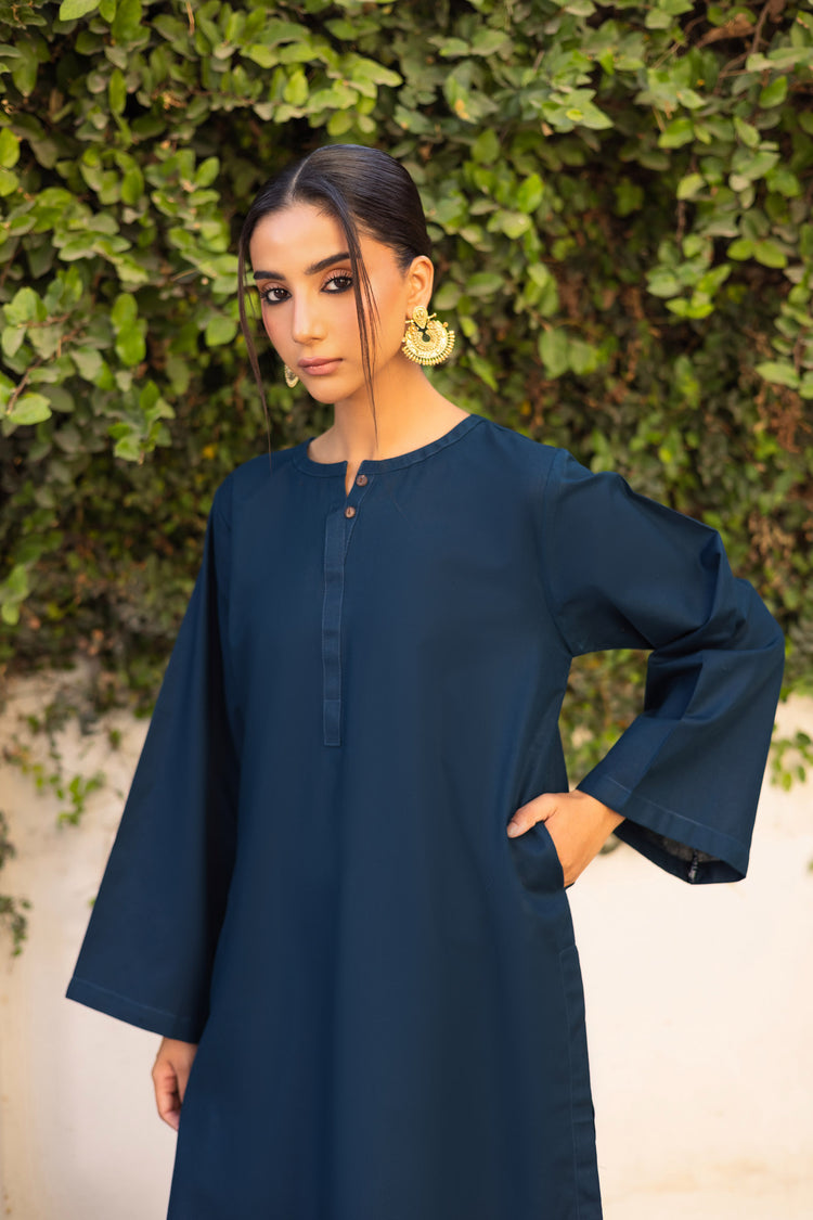 2PC LAWN SOLID PSK 01 - TEAL
