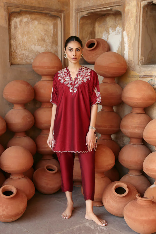 JEWEL RED MATCHING SET