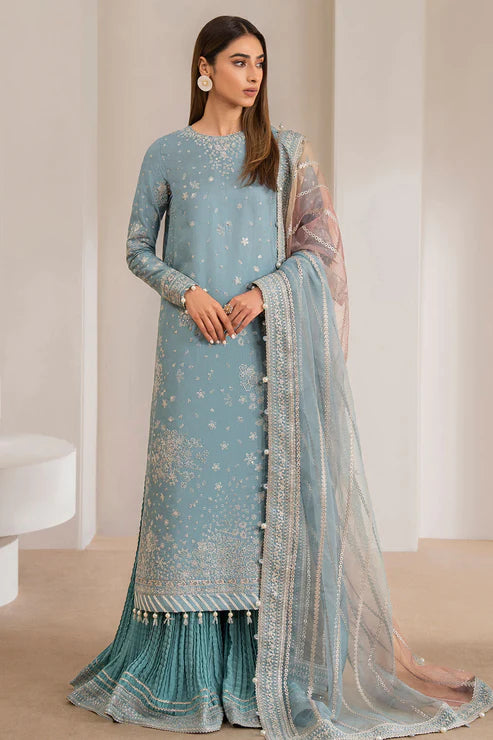 EMBROIDERED RAW SILK UR-7013