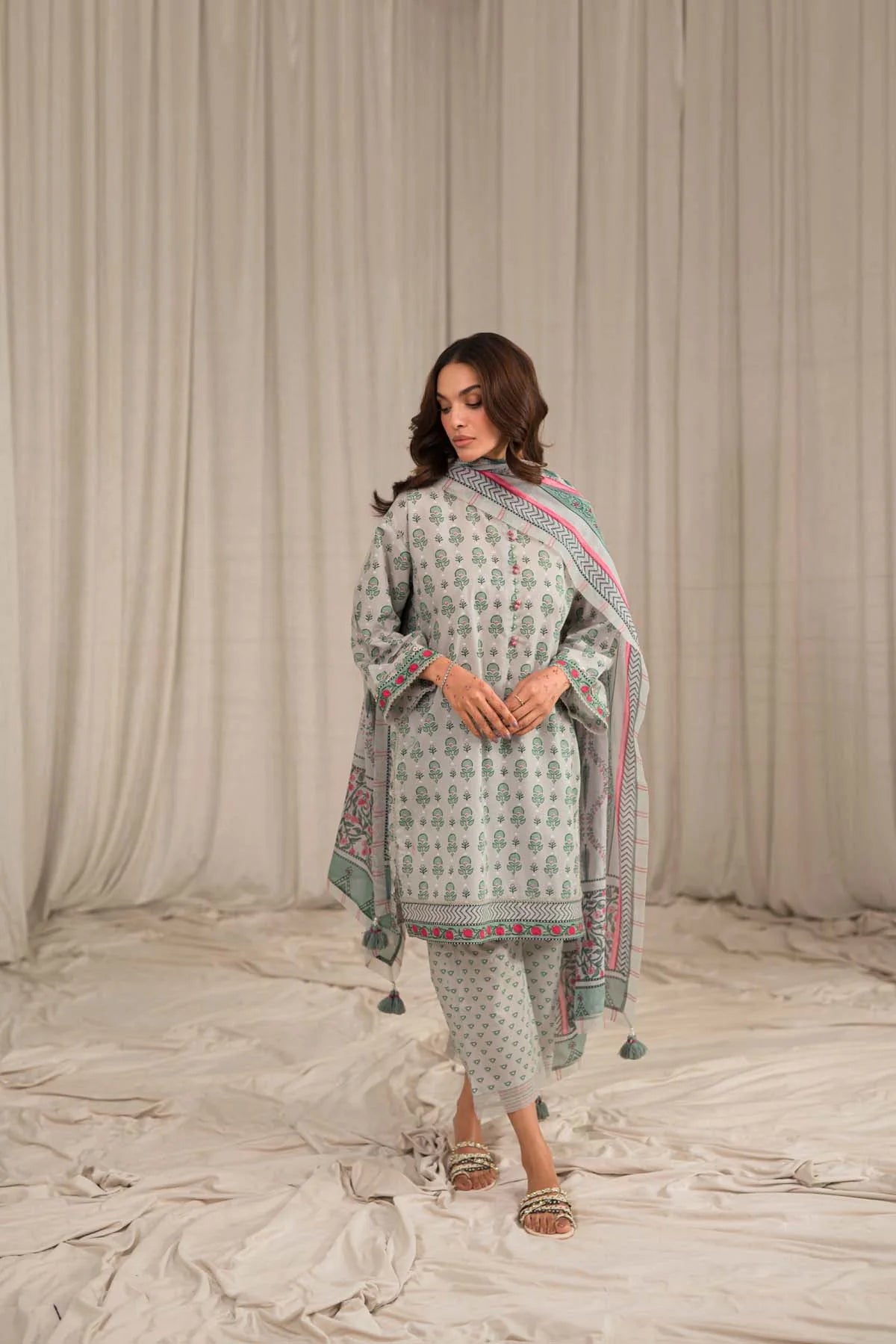 PRINTED LAWN 3 PIECE SAHAR