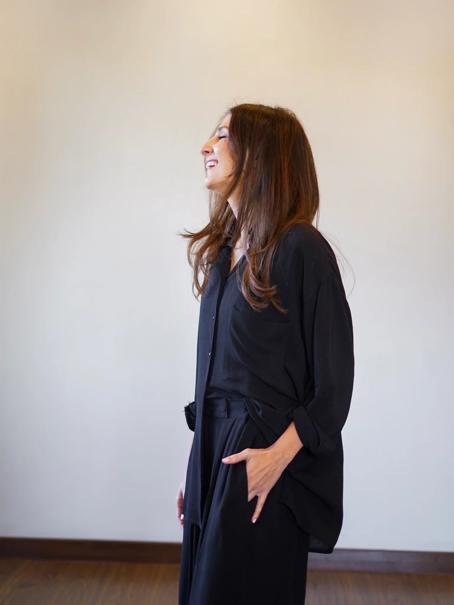 CALIE CO-ORD IN BLACK