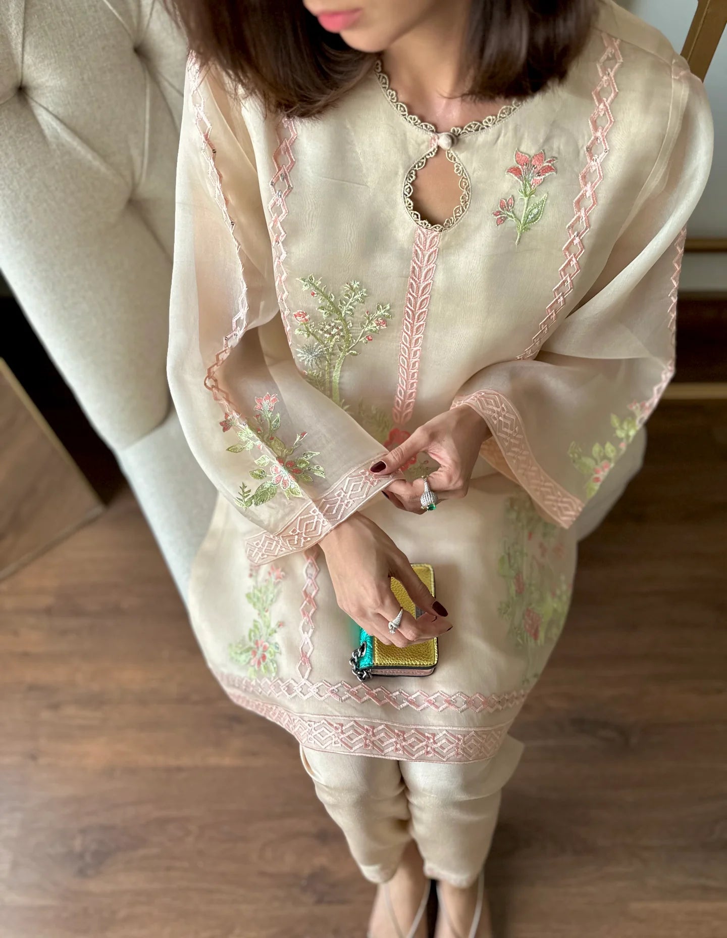 IVORA FESTIVE EMBROIDERED SUIT