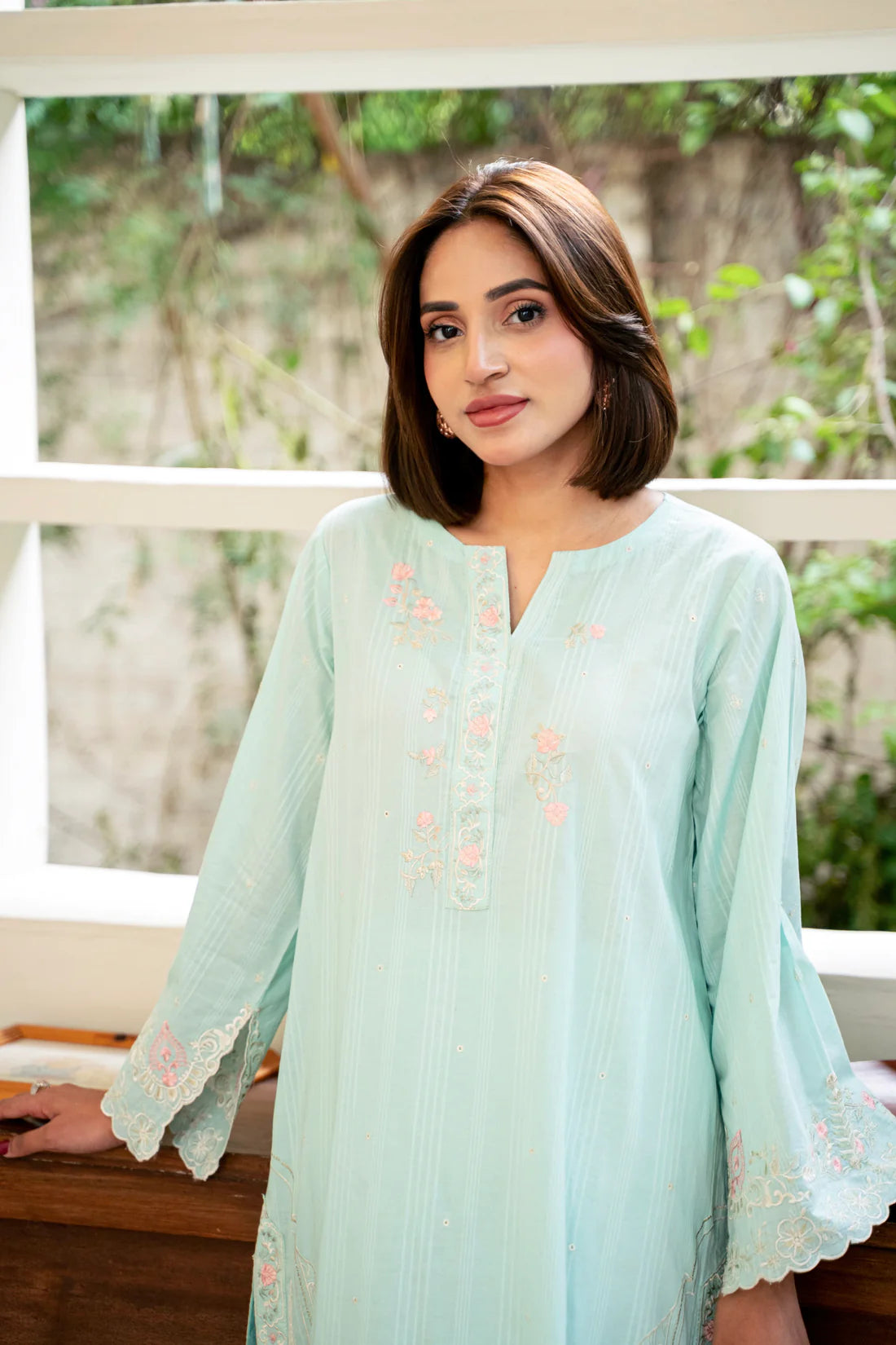 02 PIECE READY TO WEAR EMBROIDERED CO-ORDS