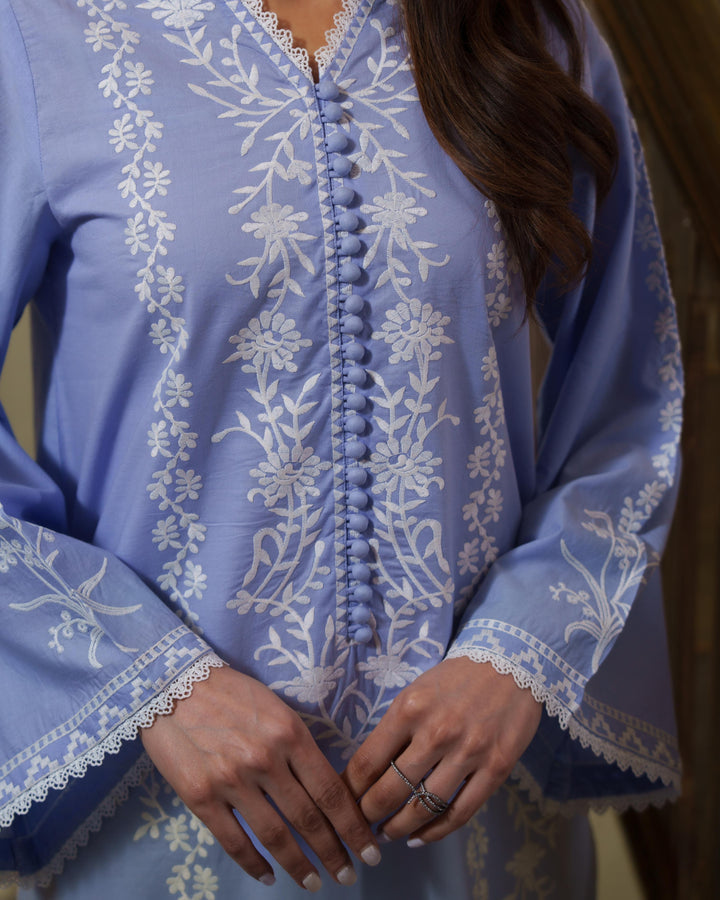SEYA - LILAC EMBROIDERED KURTA