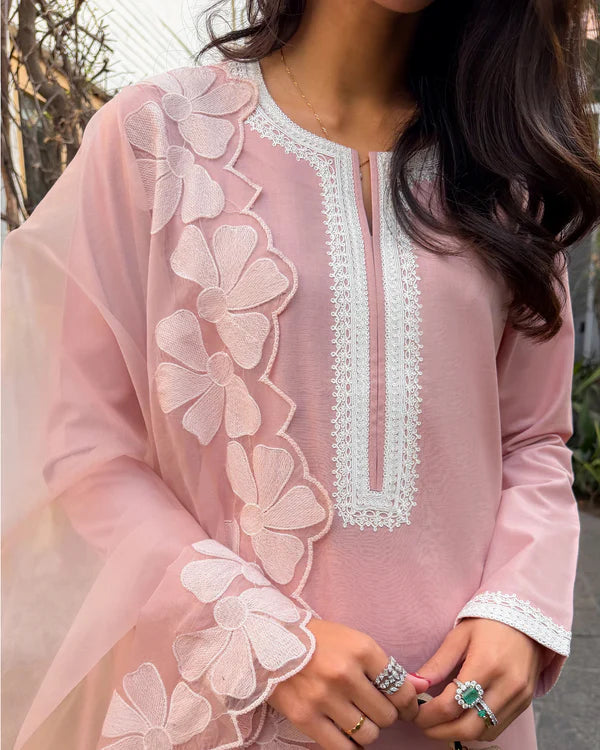 BLUSH PINK KORA SET