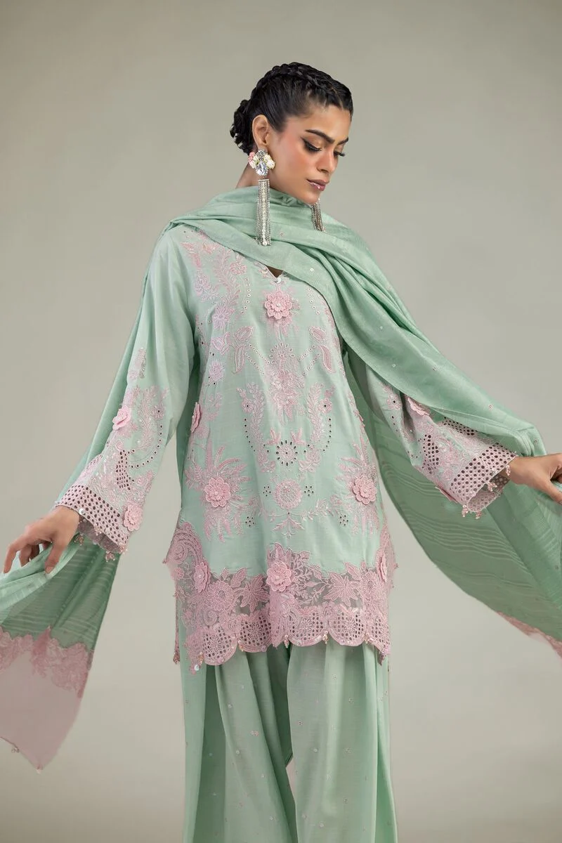 RAW SILK 3 PIECE CO-ORD SET (5-26-105-F-D)
