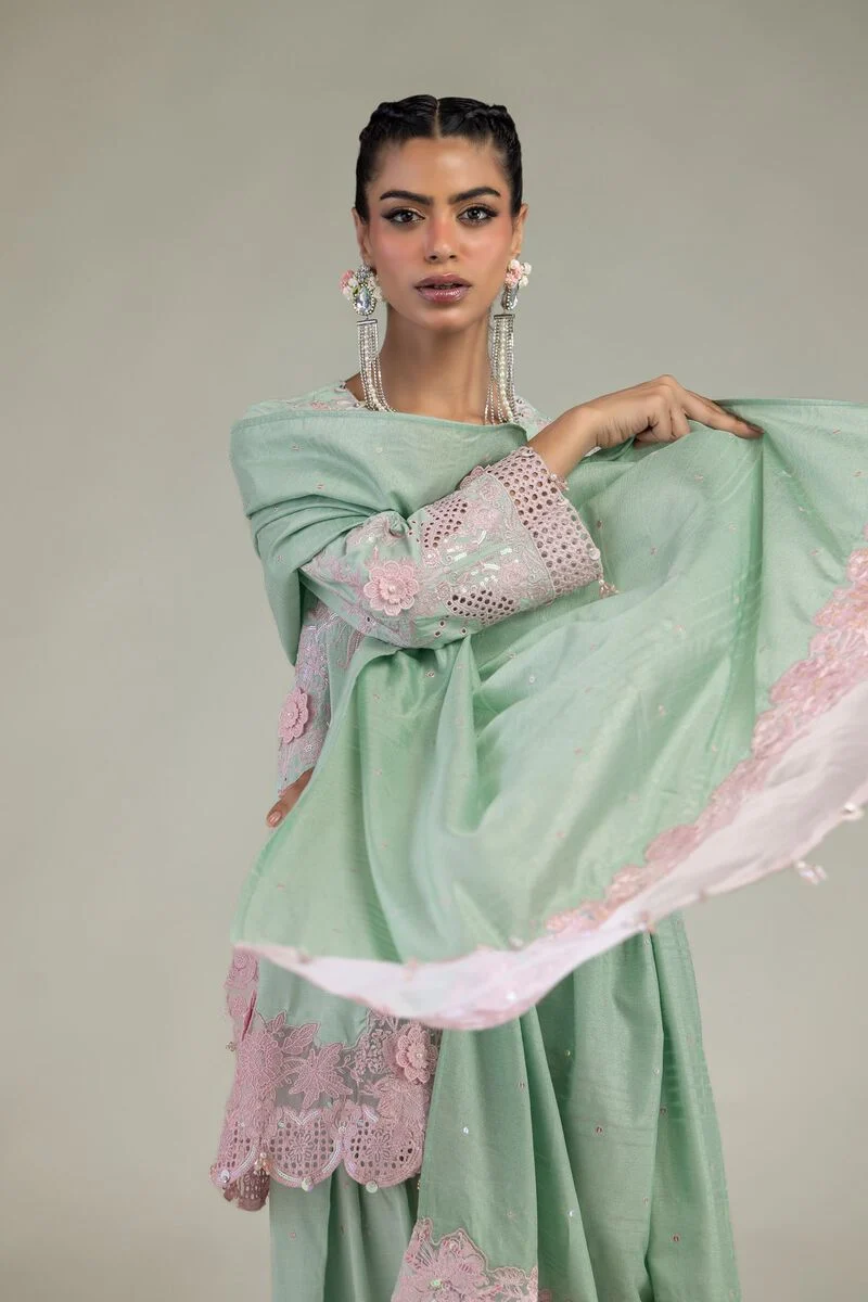 RAW SILK 3 PIECE CO-ORD SET (5-26-105-F-D)