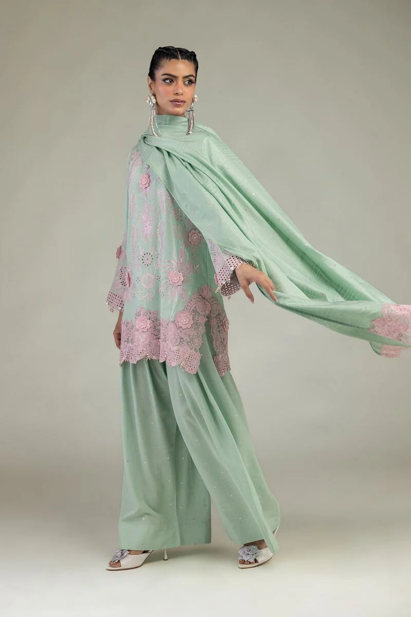 RAW SILK 3 PIECE CO-ORD SET (5-26-105-F-D)