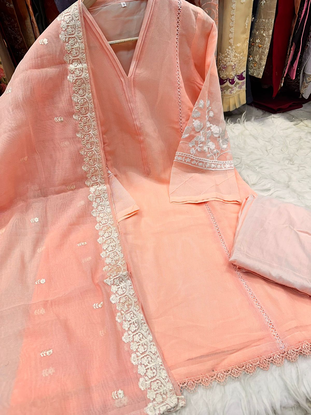 PAKISTANI COTTON NET SUIT